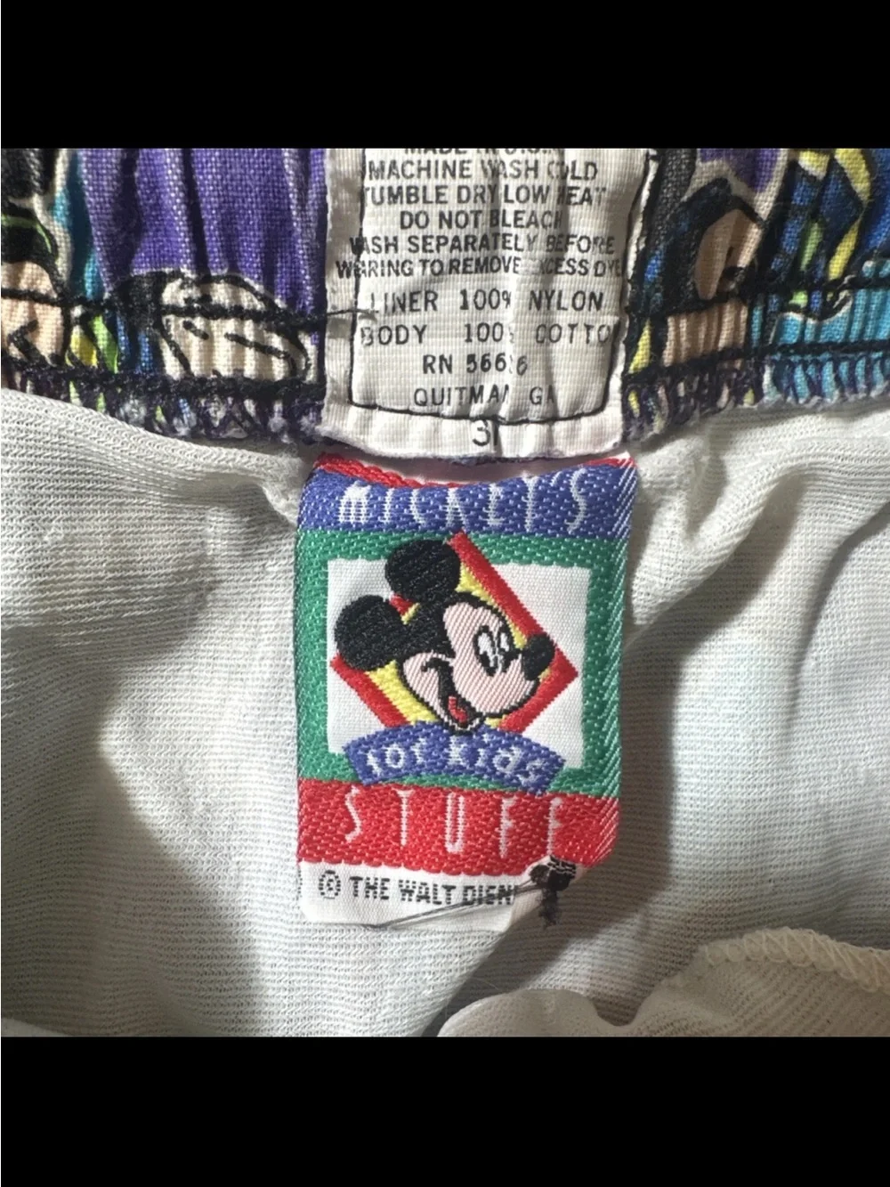 Mickey For Kids Swim Trunks Kids 3T Vintage Mickey Mouse, Disney